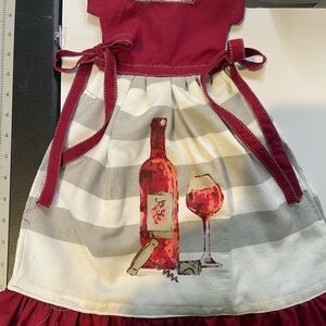 Wine Themed Oven Towel Dress
